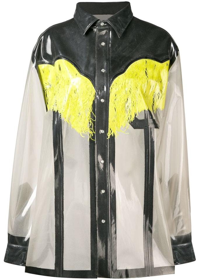 Maison Margiela Sheer Western Shirt - Grey