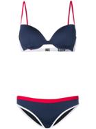 Ea7 Emporio Armani Contrast Trim Bikini - Blue
