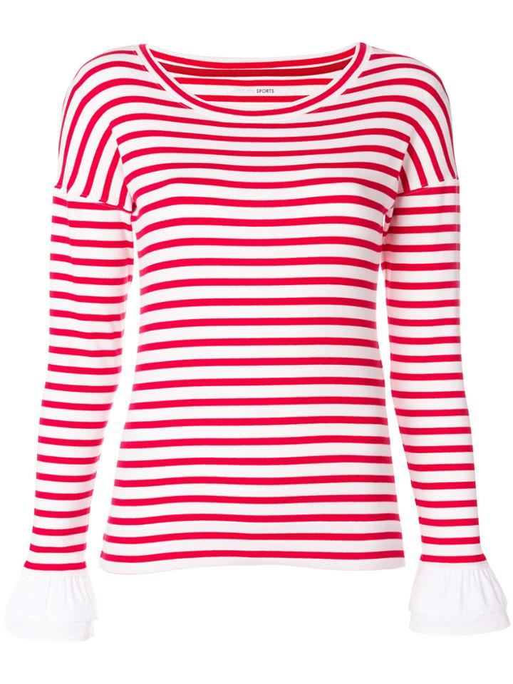 Marc Cain Striped Jumper - Red
