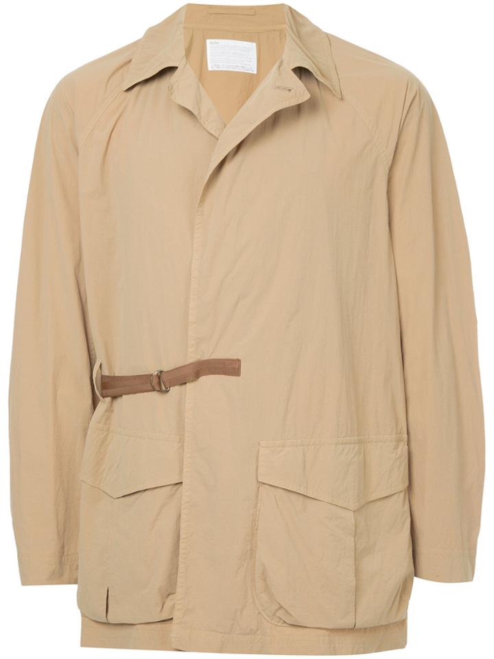 Kolor Cargo Pocket Coat - Brown
