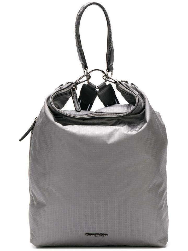 Ermenegildo Zegna Xxx Logo Backpack - Grey