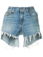 R13 Keith Double Back Shorts - Blue