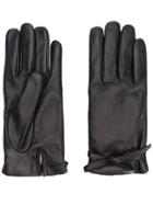 L'autre Chose Wool Lined Gloves - Black