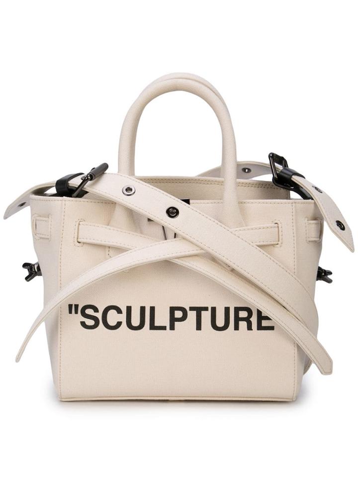 Off-white Sculpture Tape Crossbody Bag - Neutrals