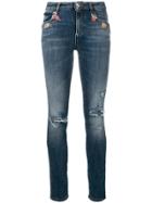 Philipp Plein Glitter Patchwork Jeans - Black