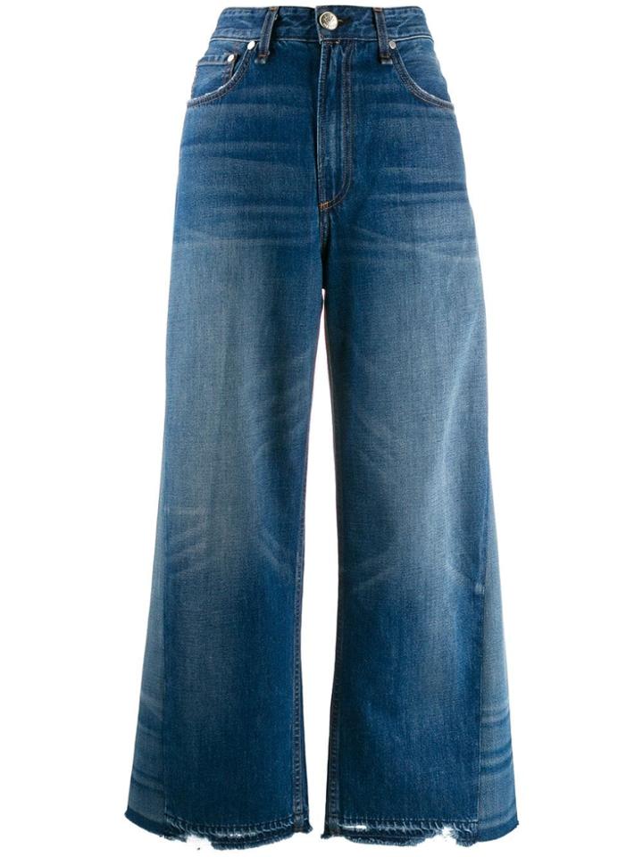 Rag & Bone Wyatt Flared Jeans - Blue