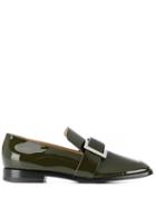 Sergio Rossi Buckle Loafers - Green