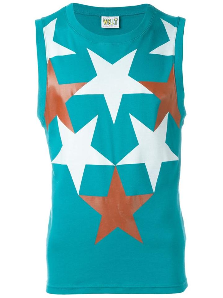 Walter Van Beirendonck Vintage Star Print Sleeveless Top