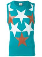 Walter Van Beirendonck Vintage Star Print Sleeveless Top