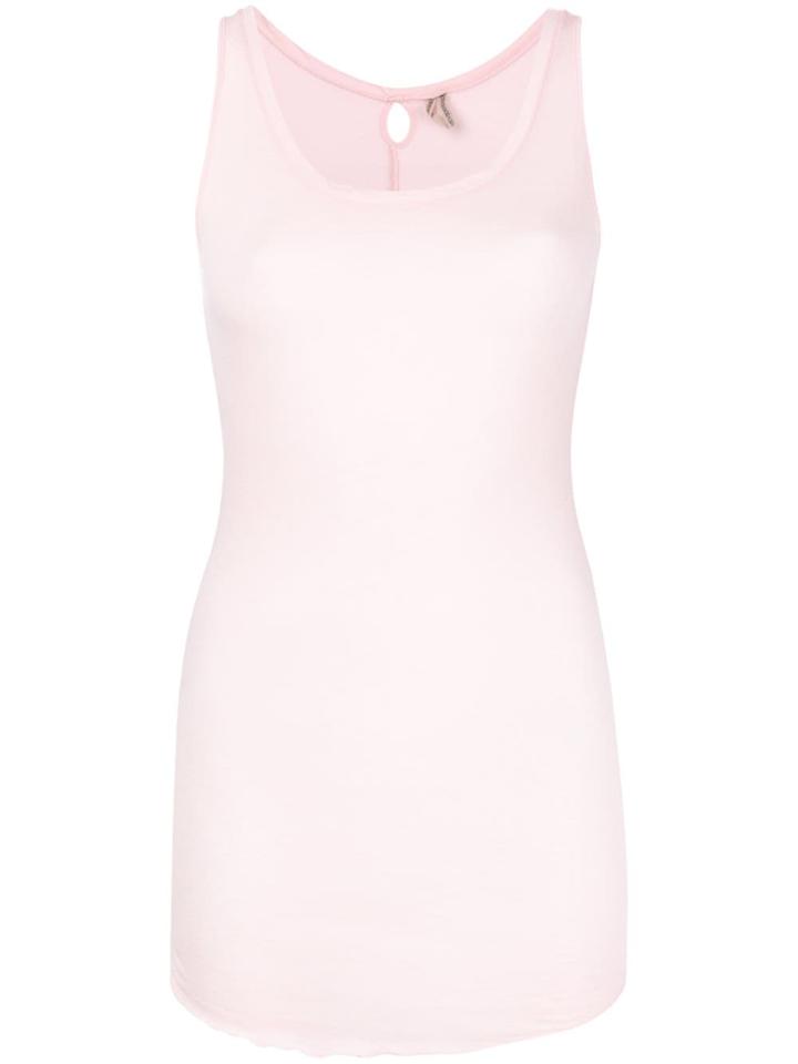 Humanoid Scoop Neck Tank Top - Pink & Purple