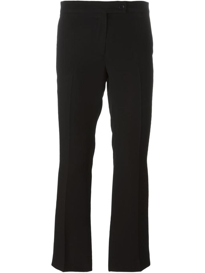 Etro Cropped Trousers, Women's, Size: 42, Black, Viscose