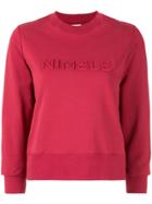 Nimble Activewear Logo Embossed Sweatshirt - Red