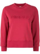 Nimble Activewear Logo Embossed Sweatshirt - Red