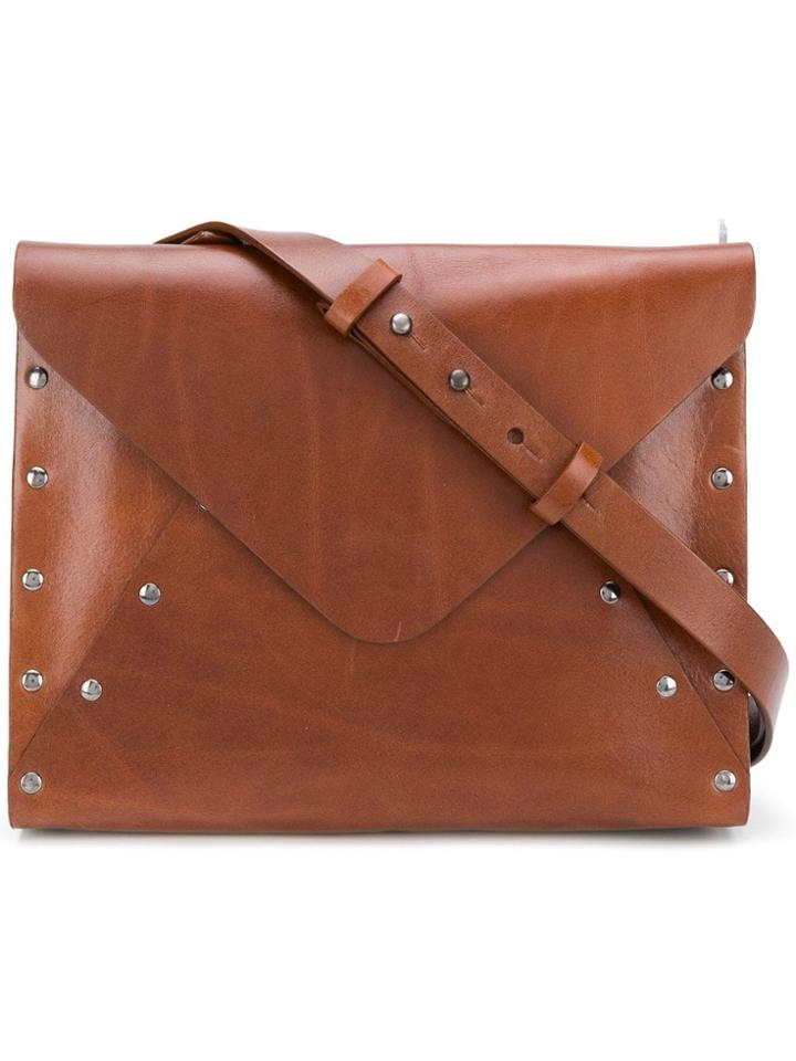 A.f.vandevorst Studded Shoulder Bag - Brown