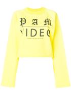 P.a.m. Video Raw Edge Sweater - Yellow & Orange