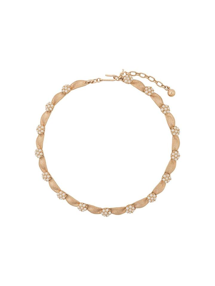 Susan Caplan Vintage 1960's Trifari Choker Necklace - Gold