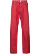 Jil Sander Vintage Straight-leg Jeans - Red