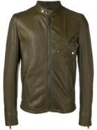 Dolce & Gabbana Zipped-up Bomber Jacket - Green
