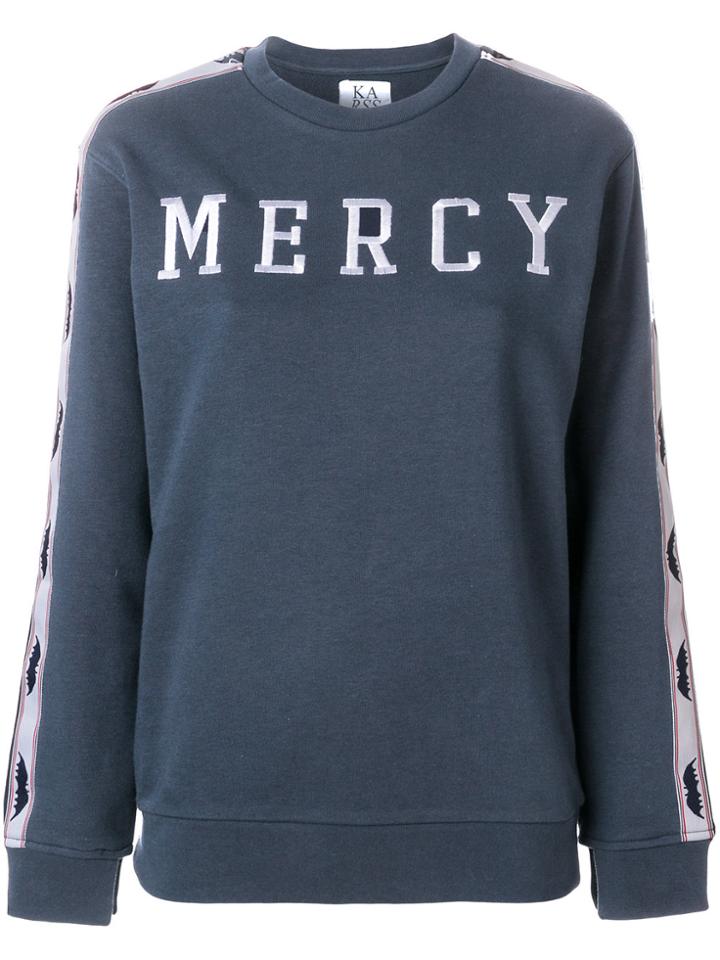 Zoe Karssen Mercy Embroidered Sweatshirt - Blue
