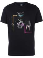 Ps By Paul Smith Animal Print Logo T-shirt, Men's, Size: Large, Black, Organic Cotton