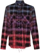 Amiri Amri Dye Shrt Blu Purp Red - Blue