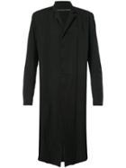 Nude Hand Print Coat - Black