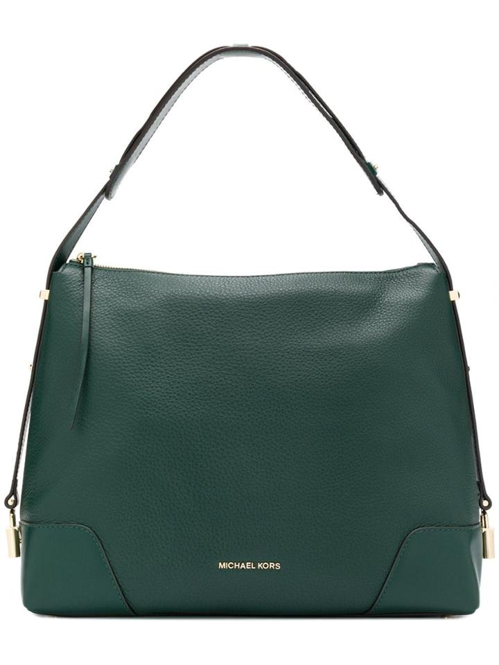Michael Kors Large Crosby Shoulder Bag - Green