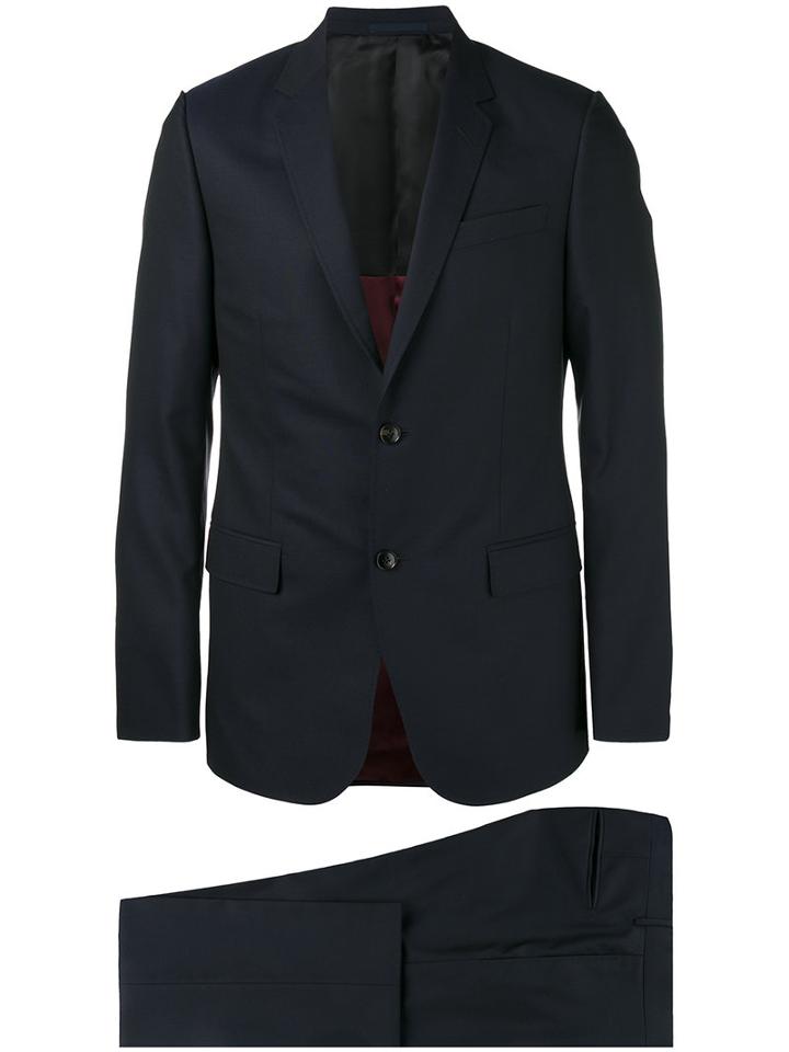 Gucci Two-piece Suit, Men's, Size: 54, Black, Wool/cupro