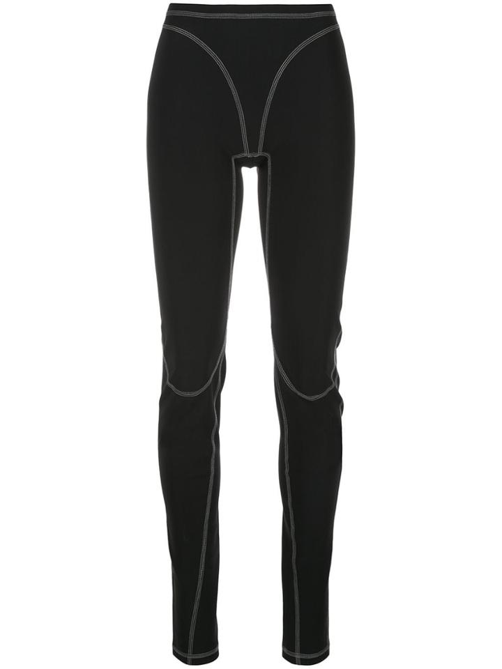 Mugler Scuba Tech Leggings - Black