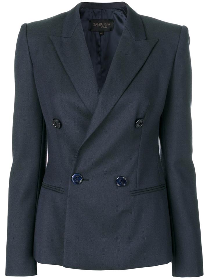 Giambattista Valli Double-breasted Blazer - Blue