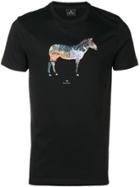 Ps Paul Smith Zebra Print T-shirt - Black
