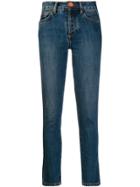 Alanui Knitted Patch Pocket Jeans - Blue