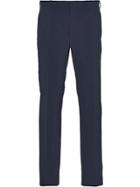 Prada Stretch Technical Poplin Trousers - Blue
