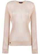 Philipp Plein Sheer Stripe Sweatshirt - Neutrals