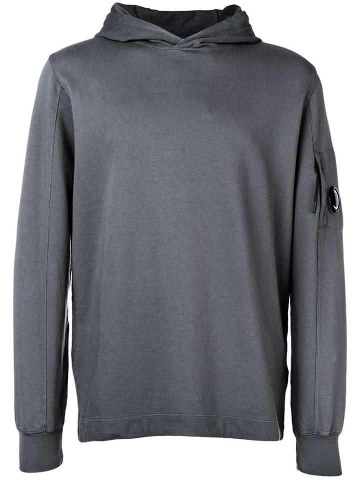 Cp Company Drawstring Hooded Sweatshirt - Grey