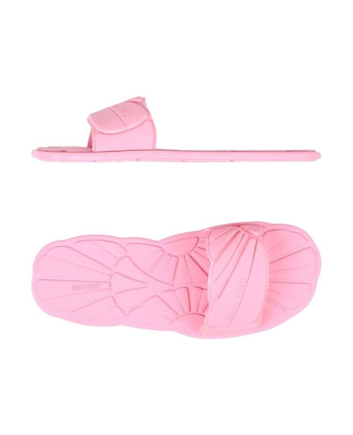 Fashion Concierge Vip Miu Miu - Pink Slippers - Unavailable
