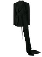 Comme Des Garçons Asymmetric Double-breasted Coat - Black