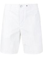 Rag & Bone Pinstriped Shorts, Men's, Size: 29, White, Cotton