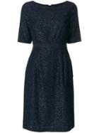 Steffen Schraut Metallic Fibre Dress - Blue