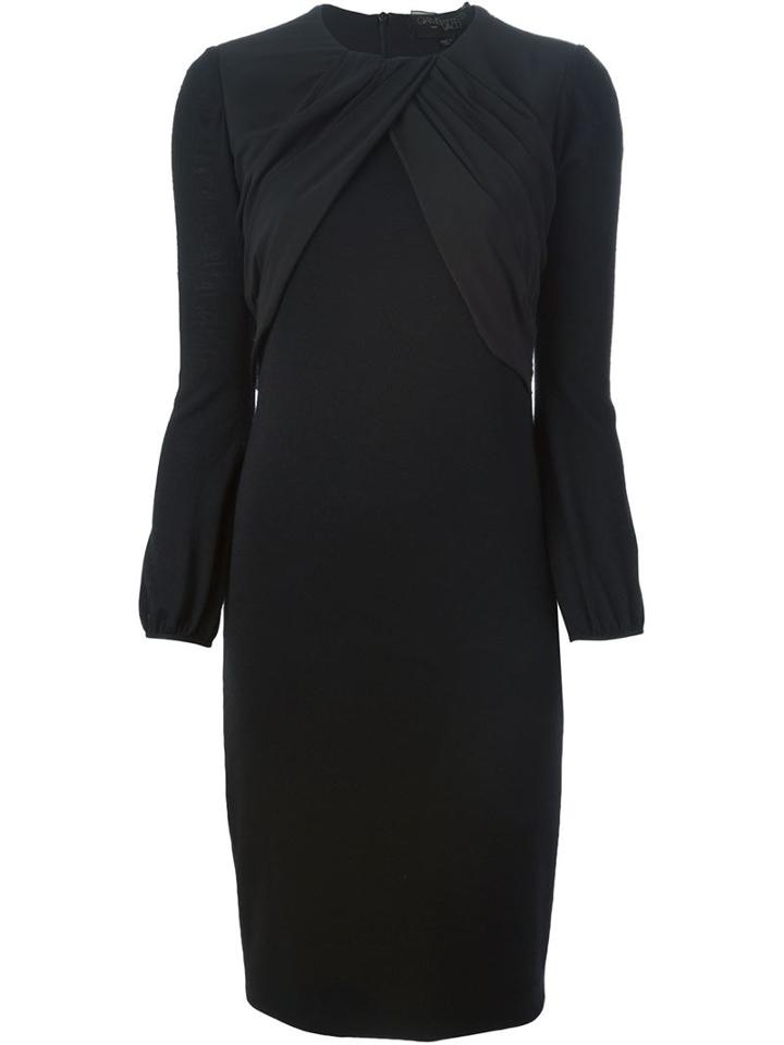 Giambattista Valli Gathered Neck Detail Dress