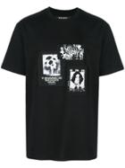 Misbhv Multi-patch T-shirt - Black