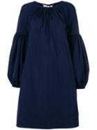 Calvin Klein Bell Sleeved Dress - Blue