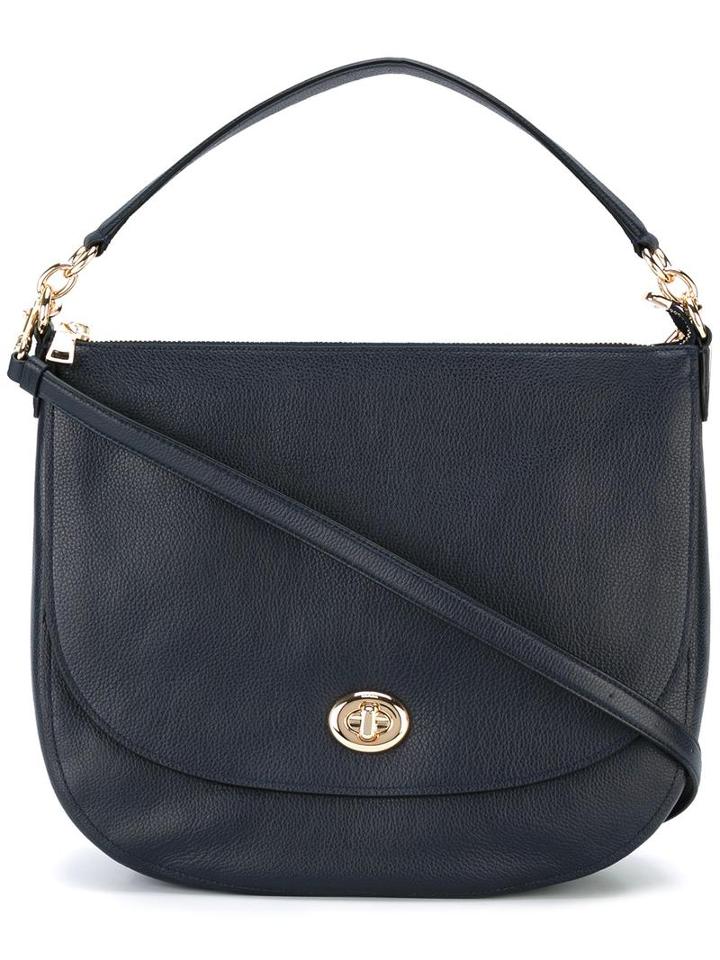 Coach Large 'turnlock Hobo' Tote, Women's, Blue