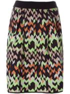 Missoni Geometric Print Knit Skirt