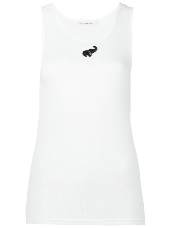 Marc Jacobs Sequinned Elephant Tank Top