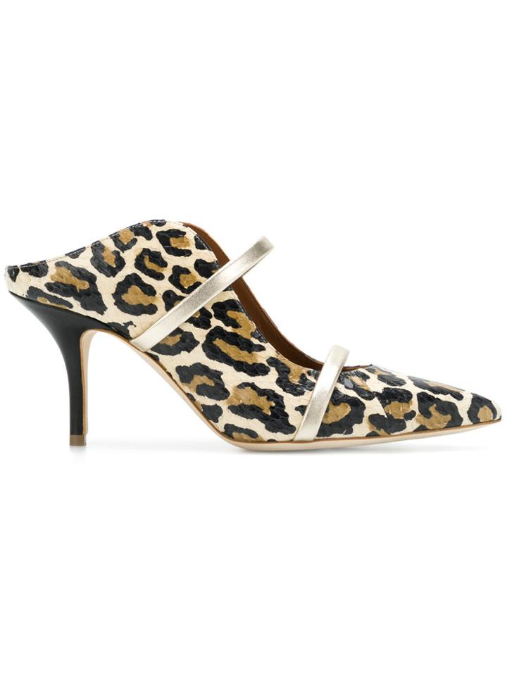 Malone Souliers Double Band Mules - Brown