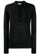 Cmmn Swdn Curtis Knitted Polo Shirt - Black