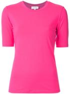 Ck Calvin Klein Crew Neck T-shirt - Pink & Purple