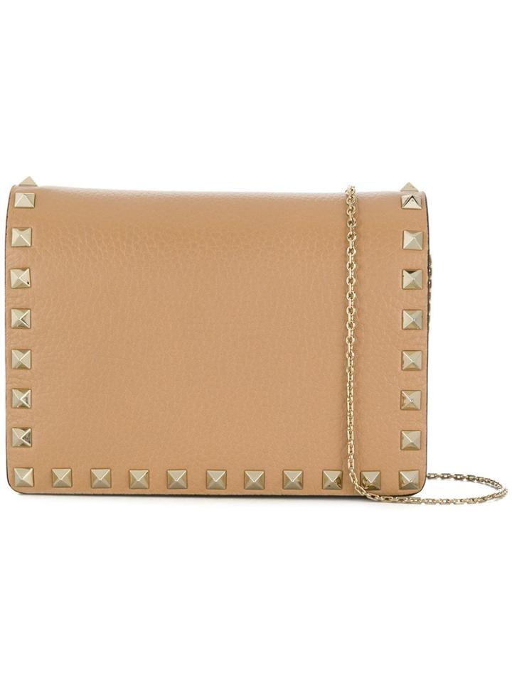 Valentino Rockstud Pouch - Nude & Neutrals