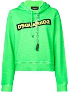 Dsquared2 Logo Chain Detail Hoodie - Green